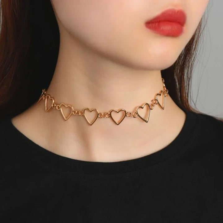 Heart Choker Necklace