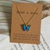 Butterfly Pendant Necklace Gold Chain