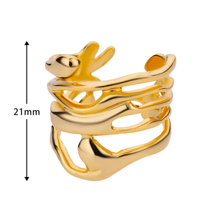 Ring Gold Color Stainless Steel